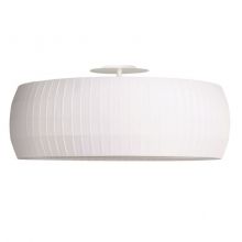 Isamu lampa sufitowa 53cm 2x100W E27 230V biała
